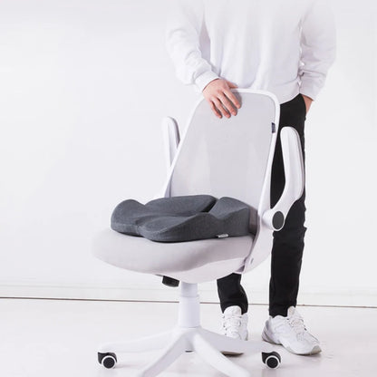Orthopedic Memory Foam Seat Cushion with Non-Slip Design for Tailbone and Sciatica Pain Relief in Chairs and Car Seats
